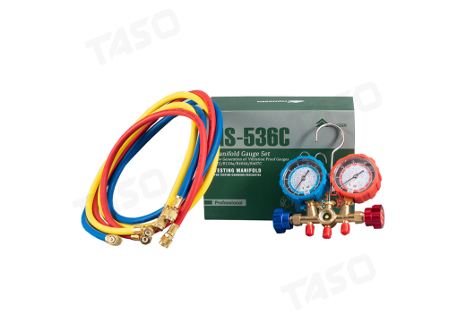 HONGSEN Brass Valve Body Manifold Gauge