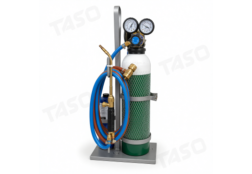 Portable oxy-gas brazing/welding setup