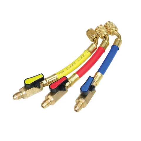 طقم وصله بربيش غاز تعبئة مع محبس قصير ZS-1028