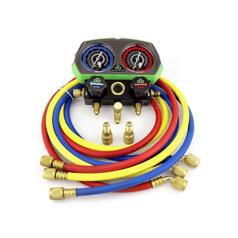 طقم ساعات غاز سوبر ستارز  SUPER STARS 2-VALVE MANIFOLD GAUAE-ST-B168H2